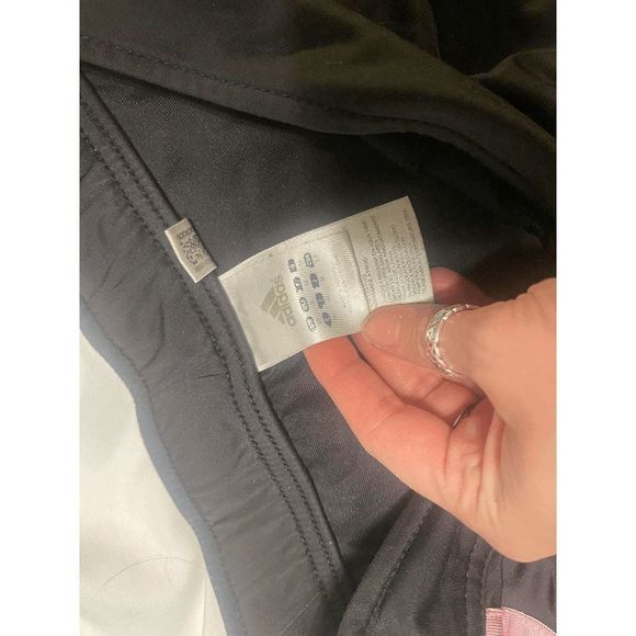 adidas Women's 3 Stripe Knit Running Sport Shorts Size Small - Picture 3 of 4